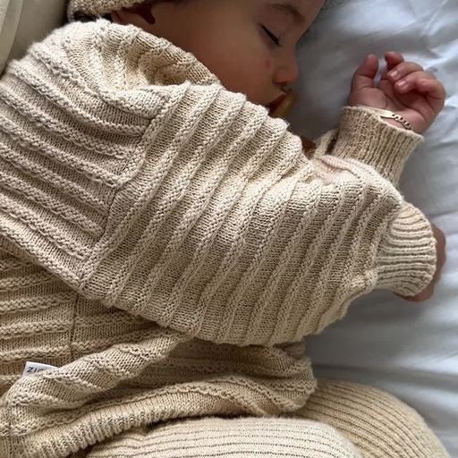 Ziggy Lou | Chunky Strikket Genser - Wheat