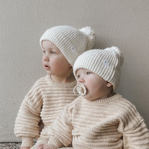 Ziggy Lou | Chunky Strikket Genser - Wheat