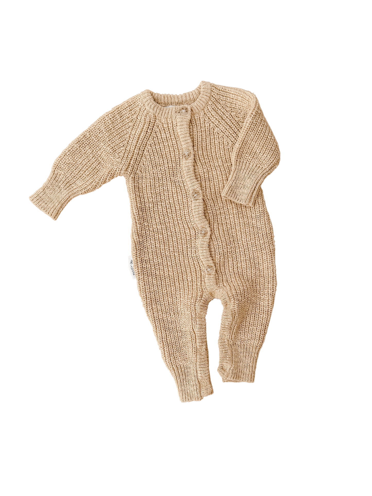Ziggy Lou | Chunky Strikket Heldress - Wheat