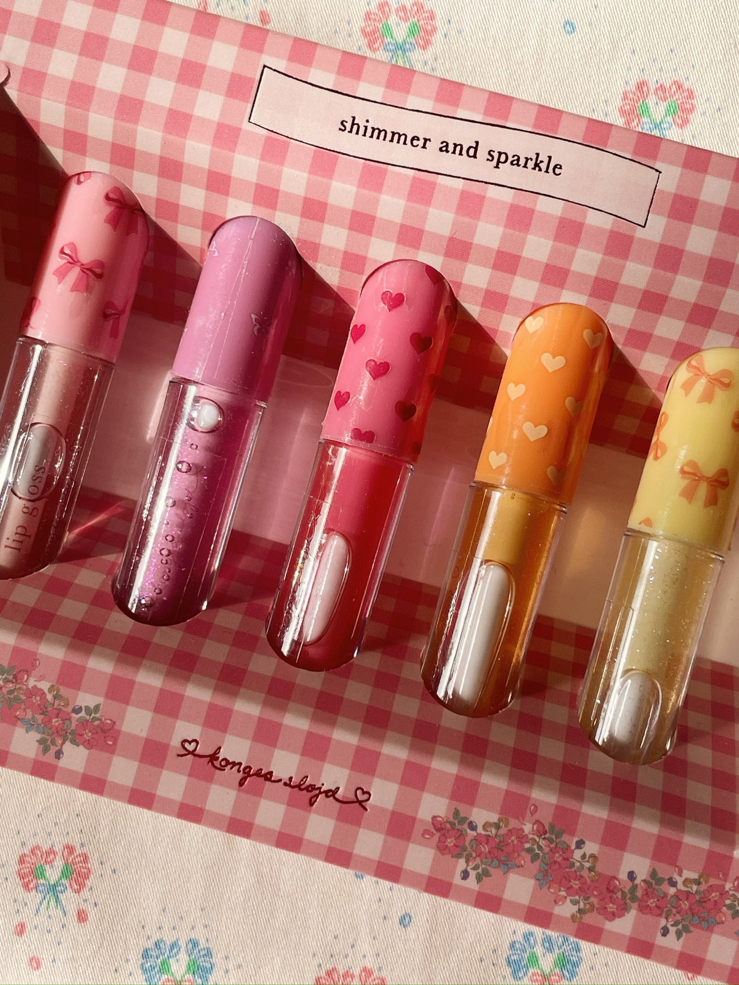 Konges Sløjd | Glitter Lip Gloss - Multi 5 pk