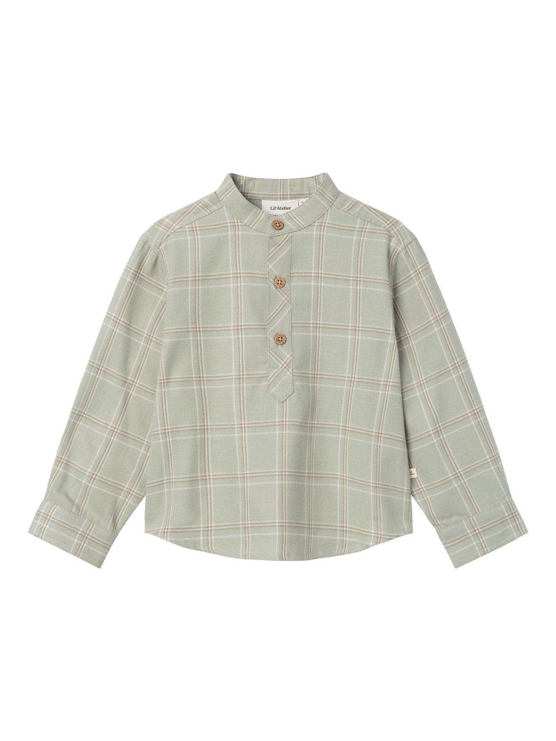 Lil Atelier Mini | Modo flanell Skjorte - Seagrass