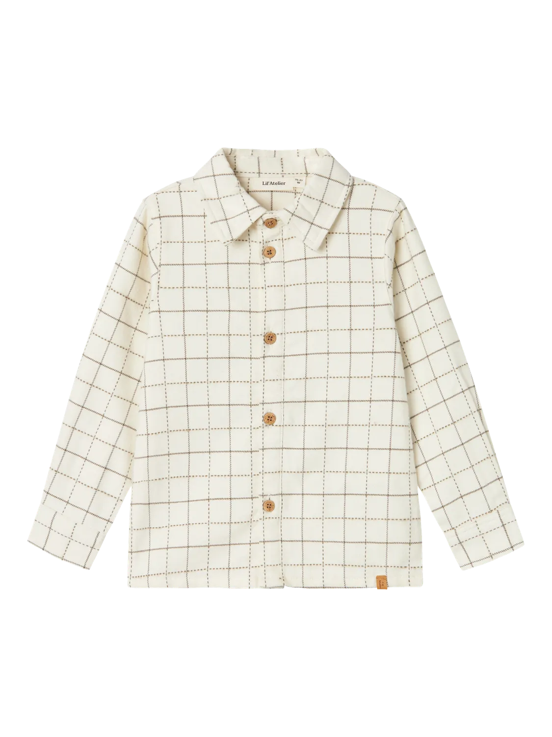 Lil Atelier Mini | Ramos flanell Skjorte - Turtledove