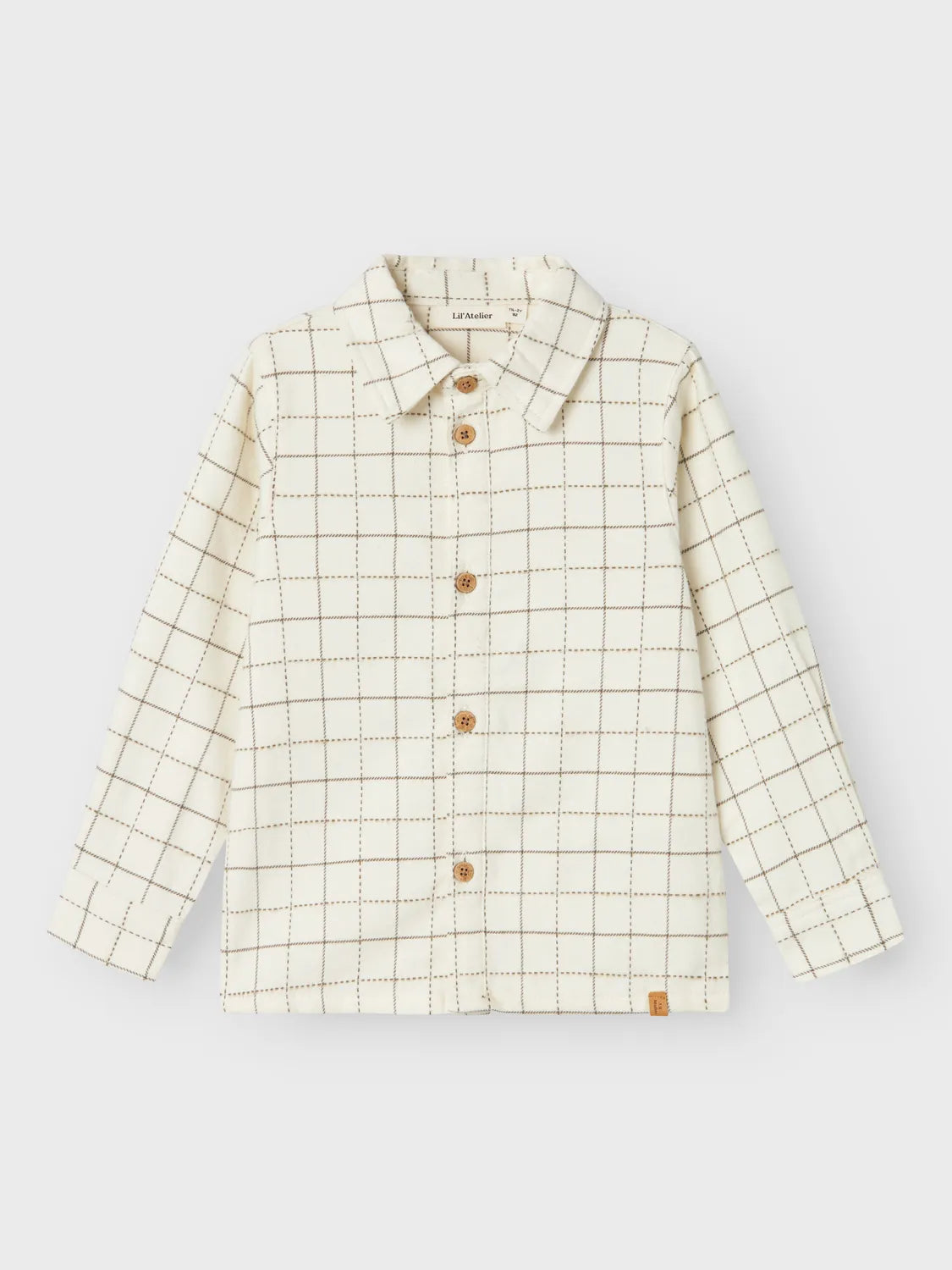 Lil Atelier Mini | Ramos flanell Skjorte - Turtledove