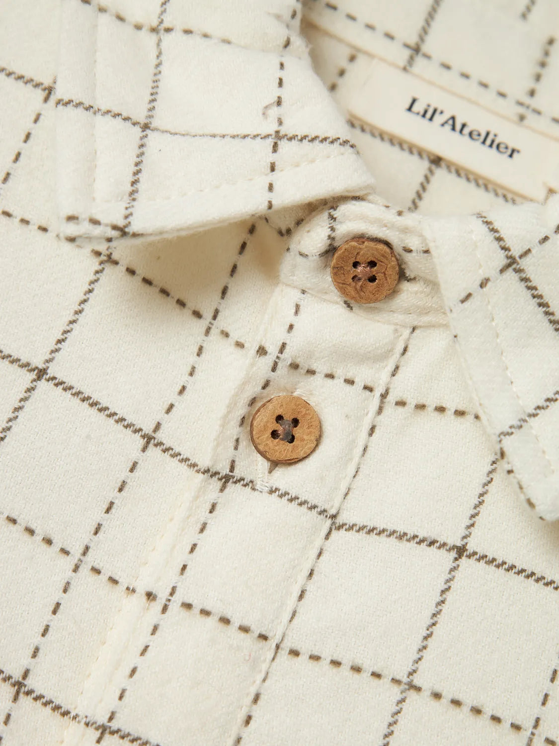 Lil Atelier Mini | Ramos flanell Skjorte - Turtledove