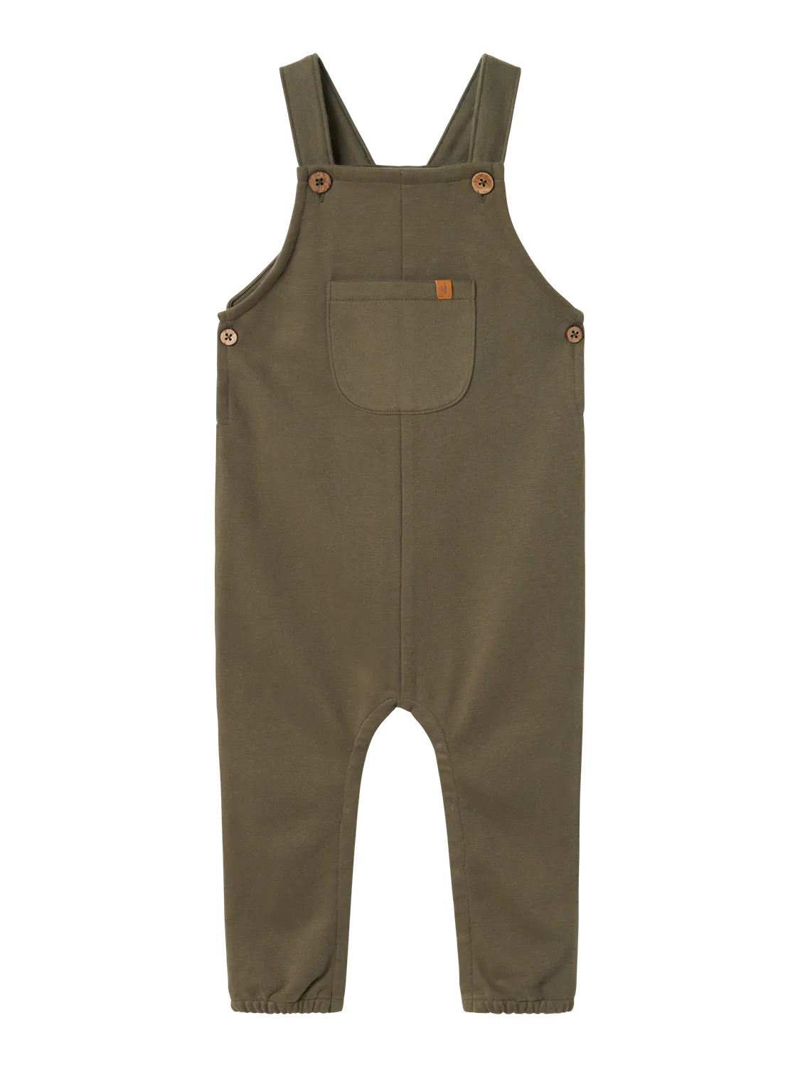 Lil Atelier Baby | Thoro Loose Overall - Kalamata