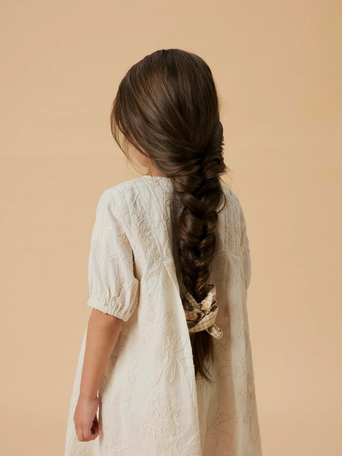 Lil Atelier | Lulu Hårstrikk/scrunchie - Irish Cream
