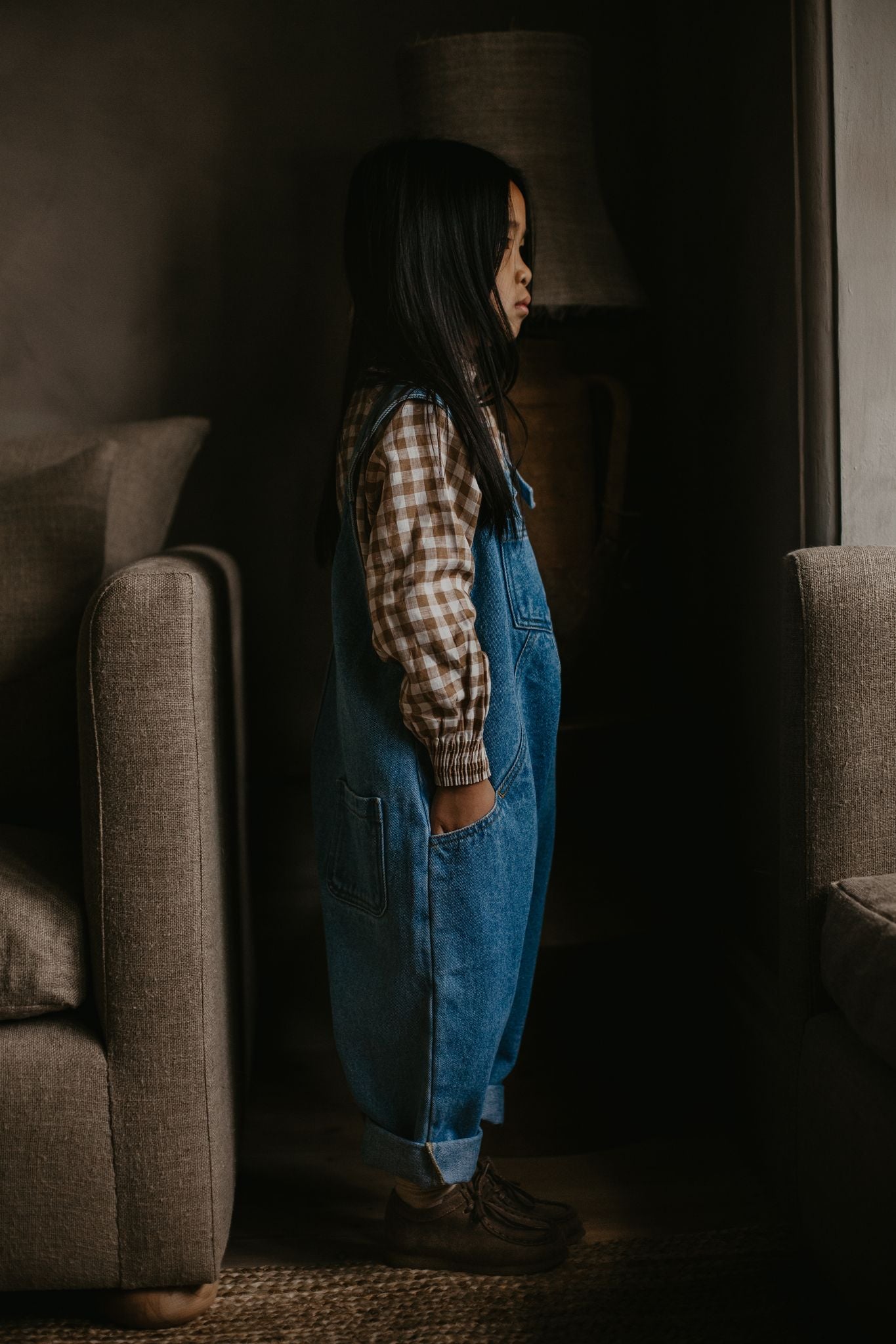 The Simple Folk | The Oversized Denim Dungaree