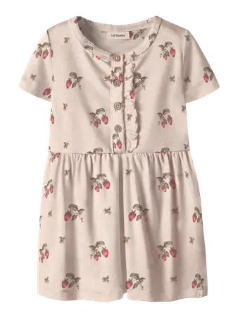 Lil Atelier MINI | Gayo Kortermet kjole - Morganite STRAWBERRY