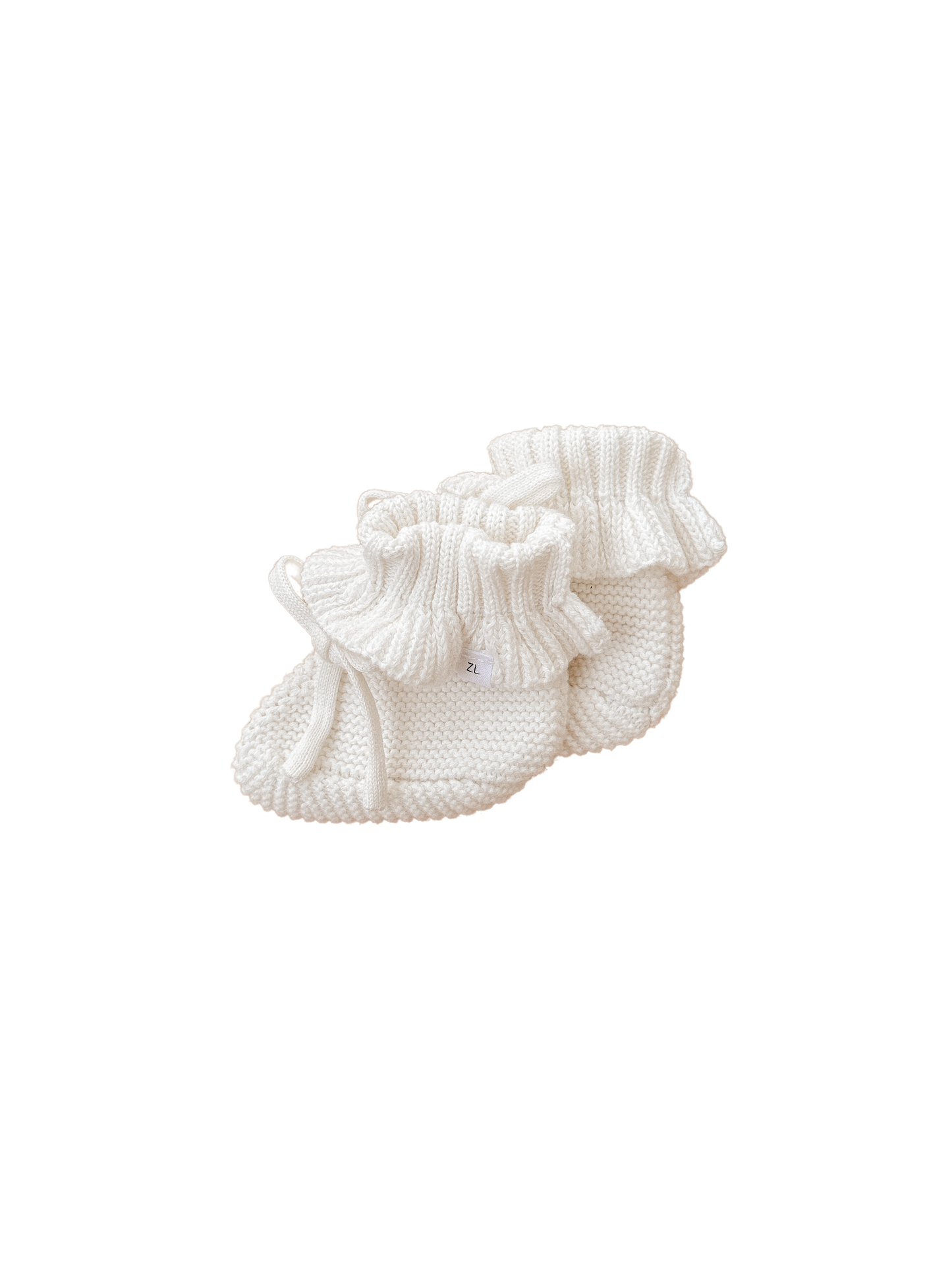 Ziggy Lou | Strikket Tøfler - Coconut Frill