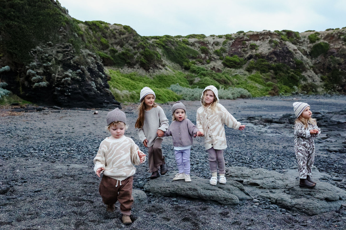 Grown | Ribbed Essential Leggings - Pebble