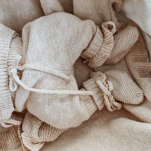 Ziggy Lou | Strikket Tøfler - Shell Frill