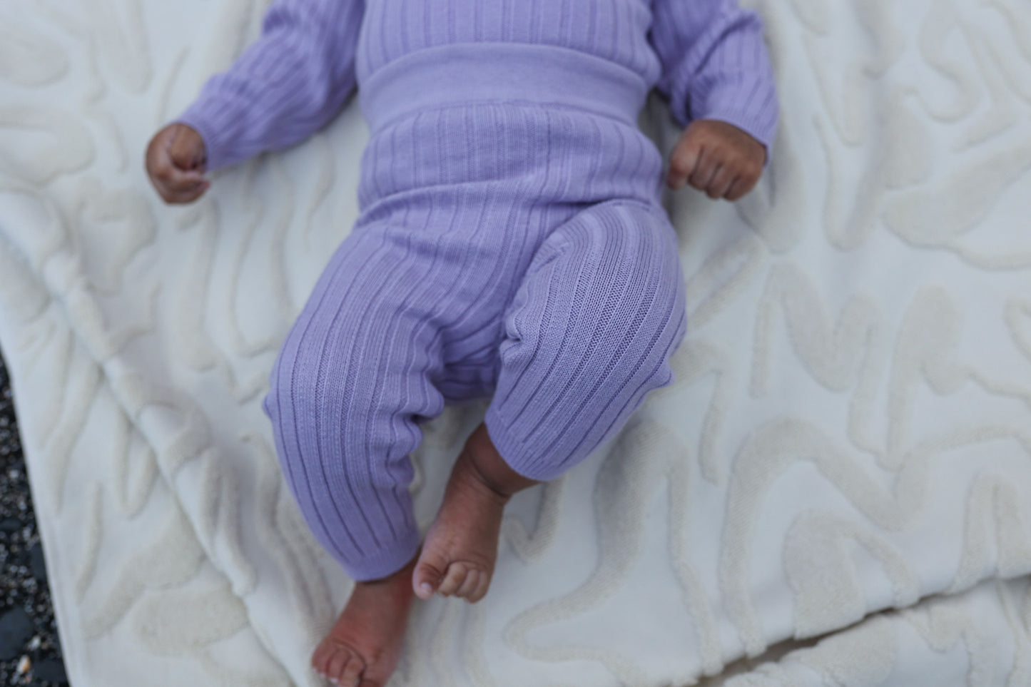 Grown | Ribbed Essential Leggings - Lilac