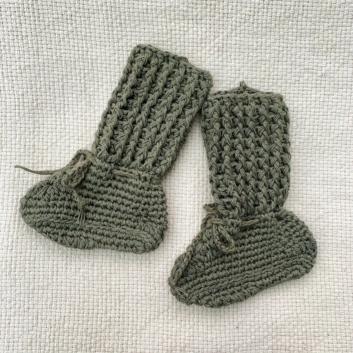Gooseberry Fool | Cotton Høye Tøfler - Sand