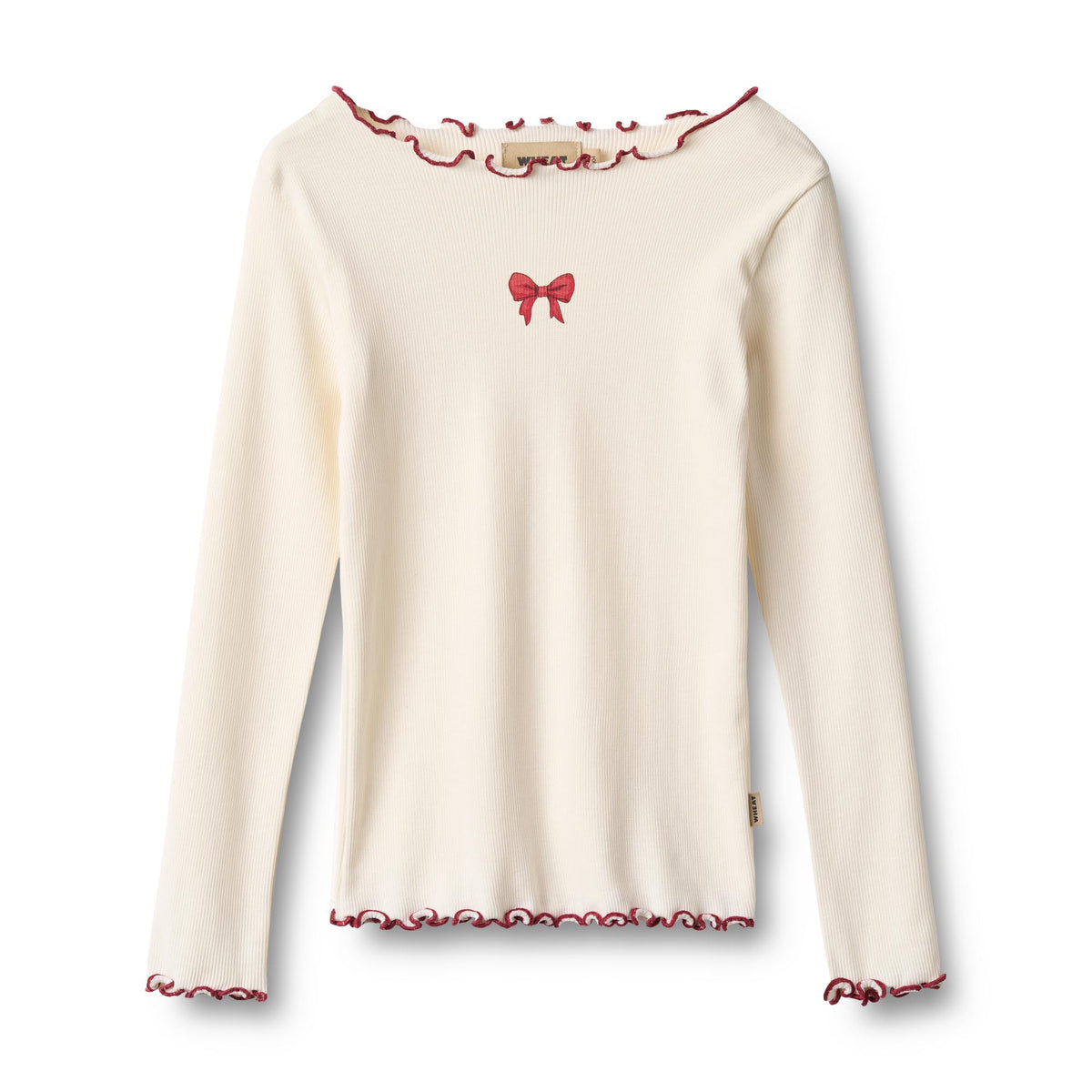 Wheat | Ida Basic bomullsgenser - Ivory