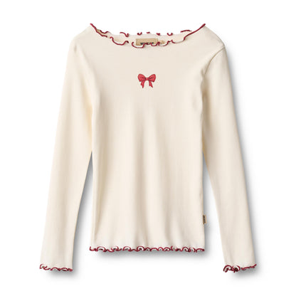 Wheat | Ida Basic bomullsgenser - Ivory