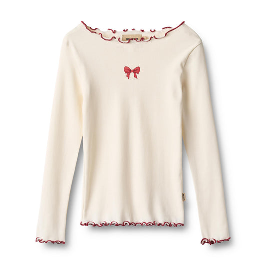 Wheat | Ida Basic bomullsgenser - Ivory
