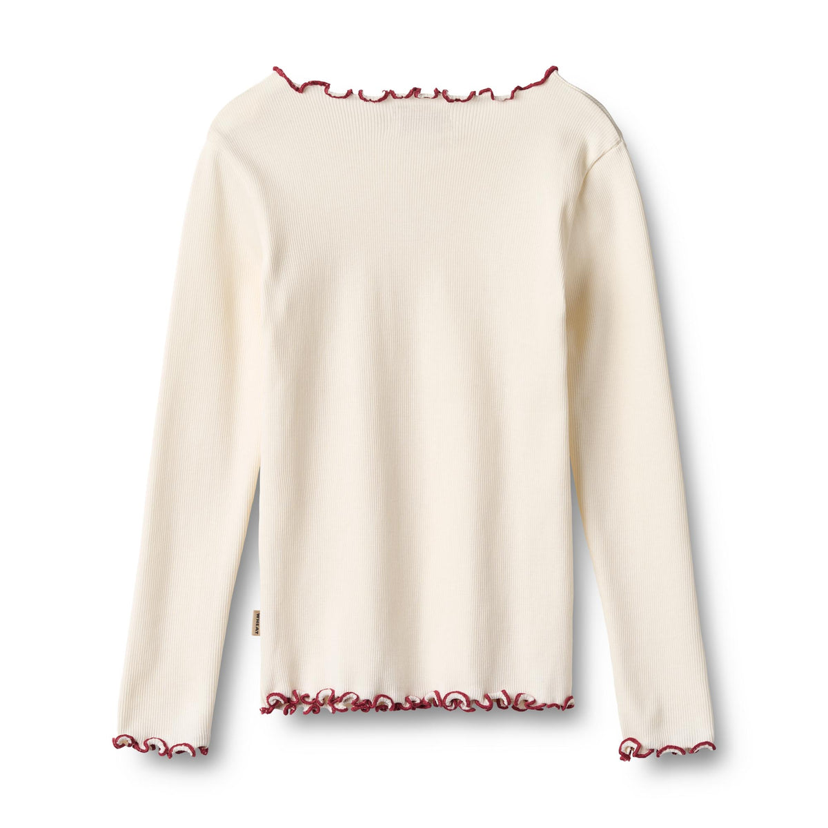 Wheat | Ida Basic bomullsgenser - Ivory