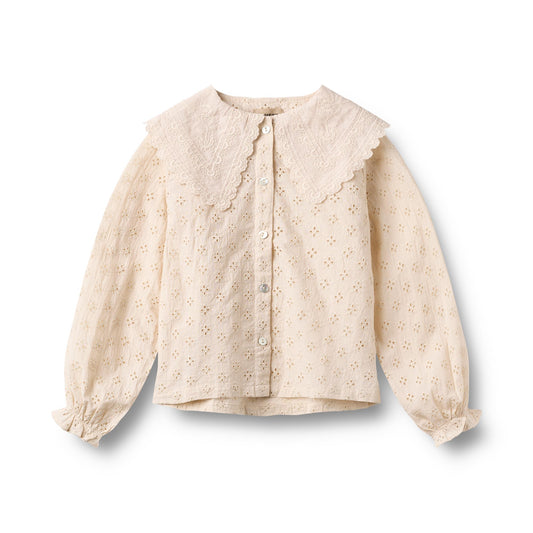 Wheat | Flora Blondeskjorte - Almond Peach