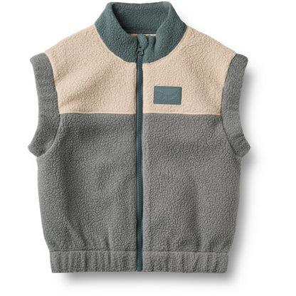 Wheat | Gilet Ask Fleecevest - Flint