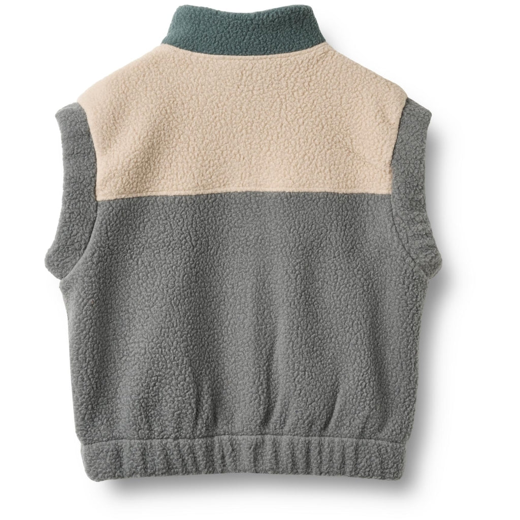 Wheat | Gilet Ask Fleecevest - Flint