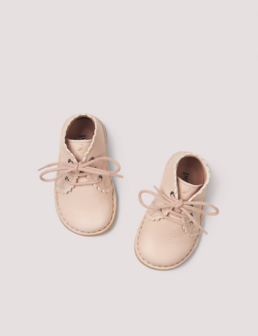 Petit Nord | Scallop Boot - Cream