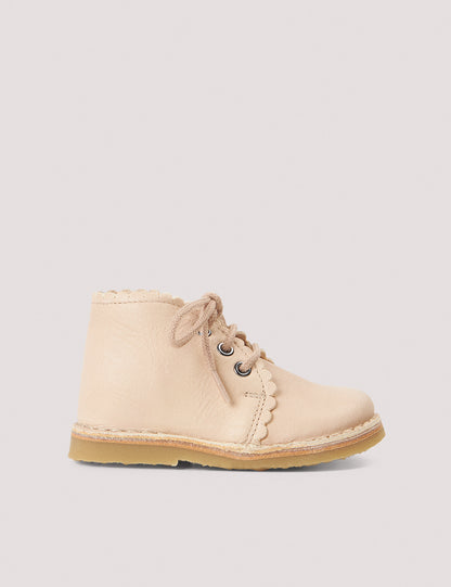 Petit Nord | Scallop Boot - Cream