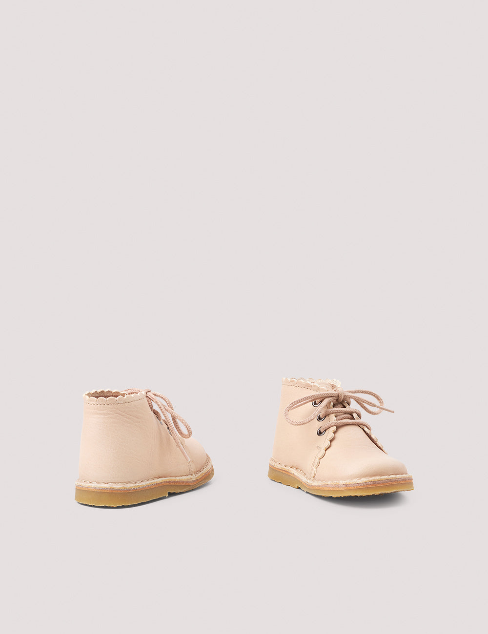 Petit Nord | Scallop Boot - Cream