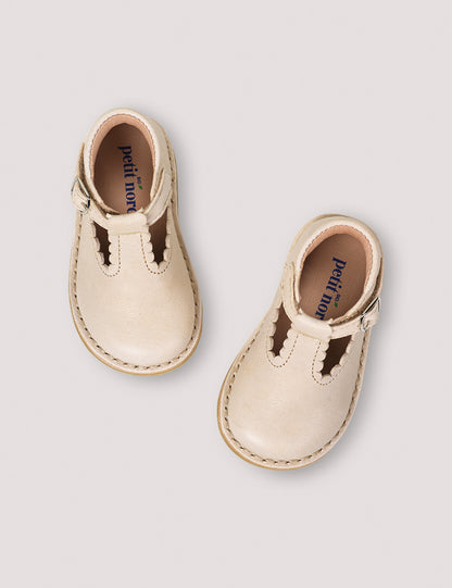 Petit Nord | T-Bar Scallop - Cream