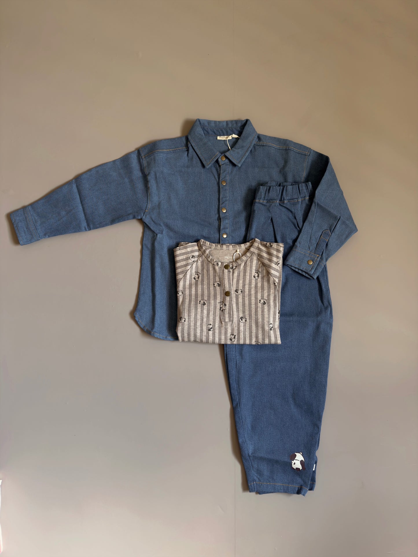 Thats Mine | Diego Unisex Denim Pant - Copen blue
