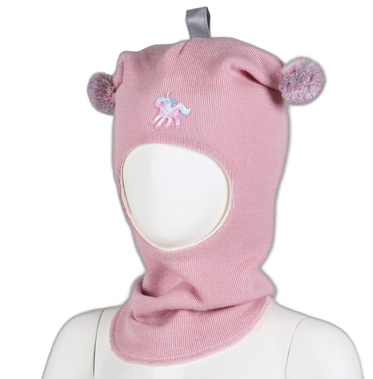 Kivat Ull | Balaclava Enhjørning - Dusty Rose