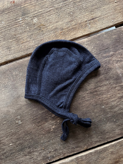 Joha Baby | Hjelmlue i ull/silke - Navy