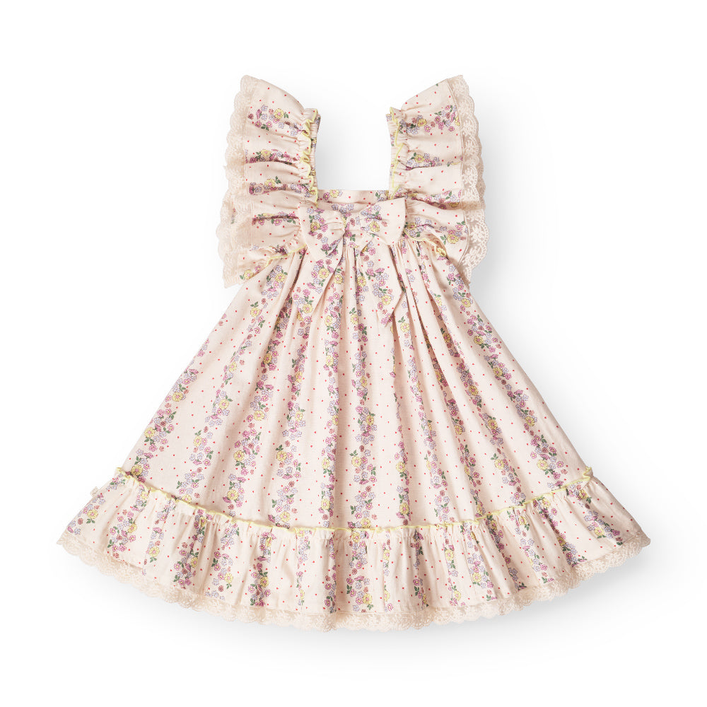 That`s Mine | Celina Kjole i lin/bomull - Shell fleur