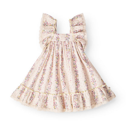 That`s Mine | Celina Kjole i lin/bomull - Shell fleur