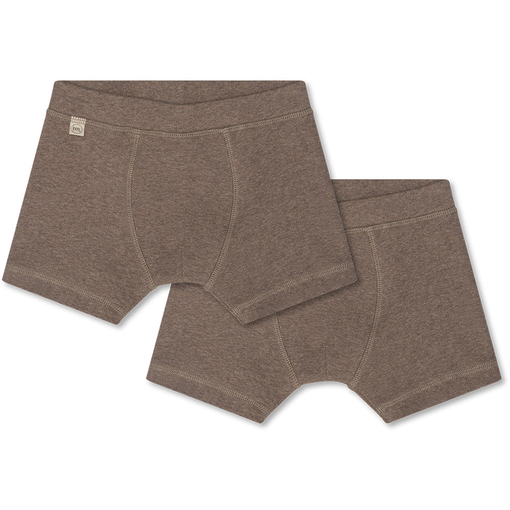 That`s Mine | Cilas boxershorts 2 pk - Brown Melange