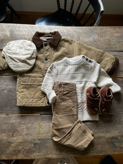 Lil Atelier Mini | Noro Loose Unisex Jacket - Petrified Oak