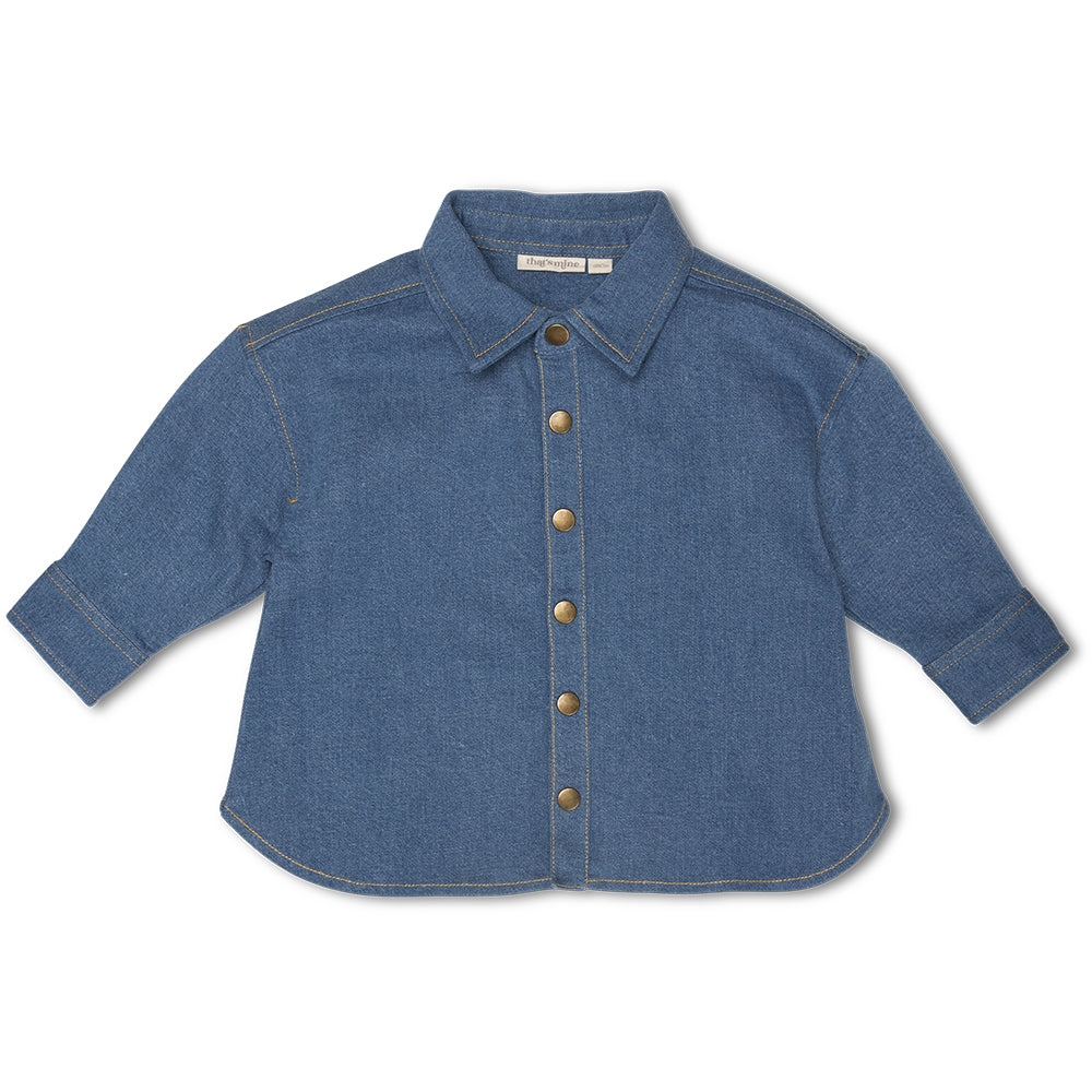 Thats Mine | Dean Denim Shirt - Copen blue