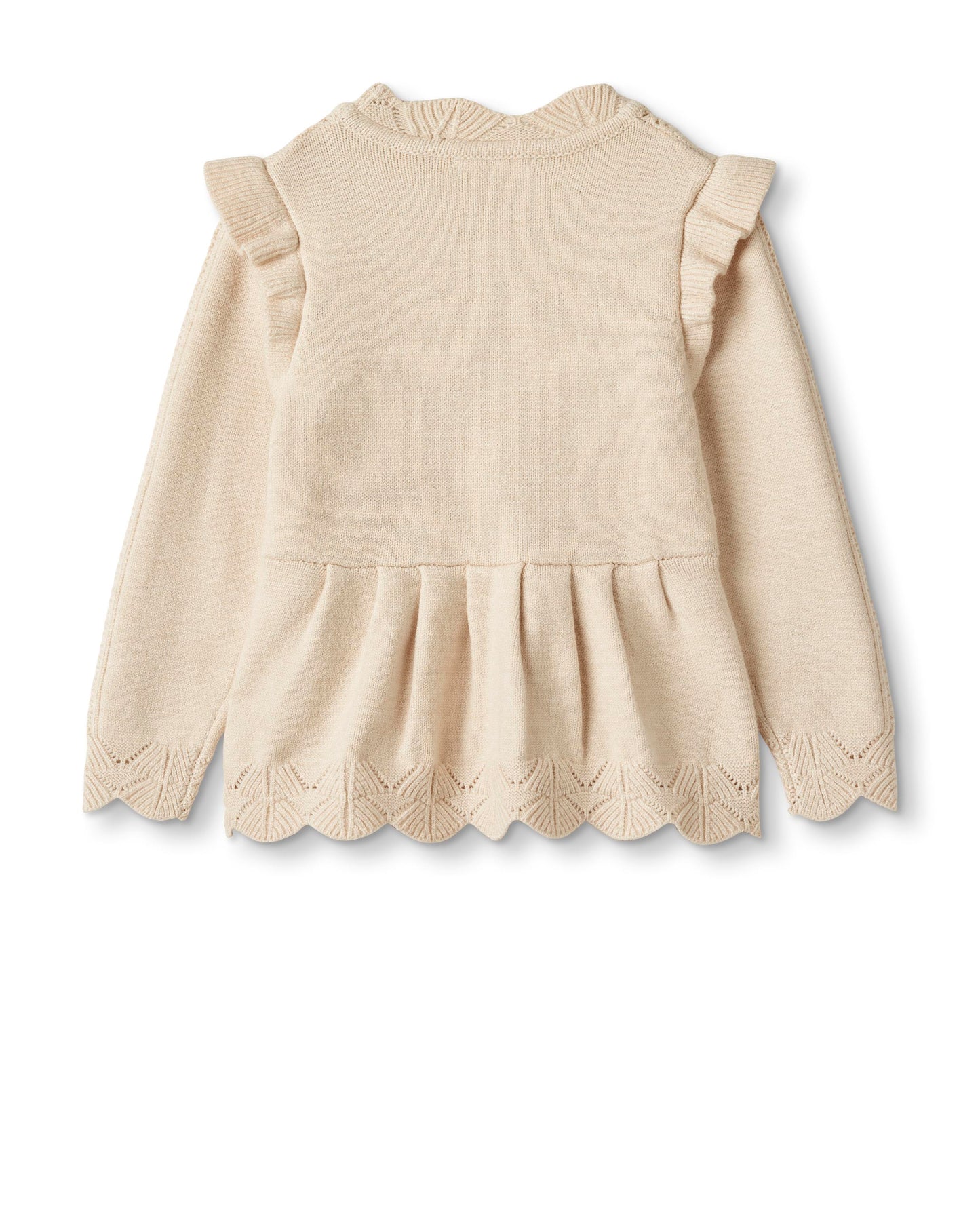 Fliink | Alilly Peplum Pullover - Sandshell