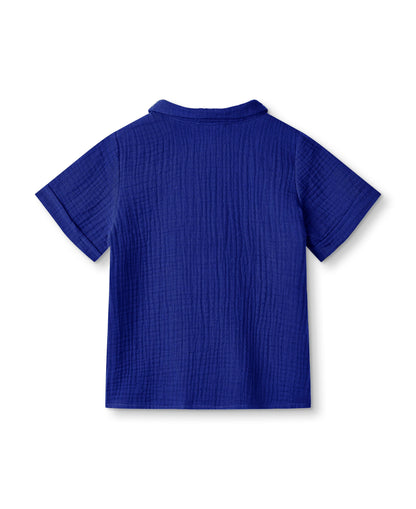 Fliink | Hello Shirt - Mazerine Blue