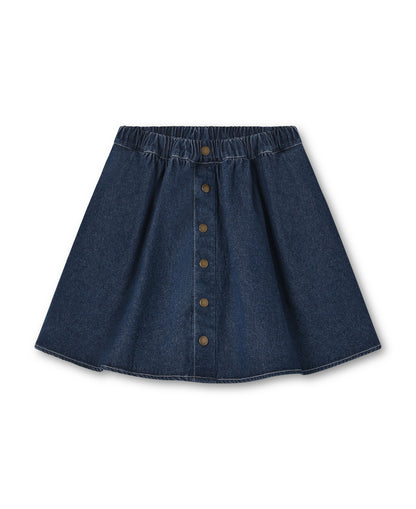 Fliink | Denim Skjørt - Dark denim blue