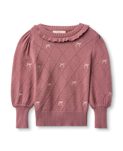 Fliink | Alon Bow Blouse - Ash Rose