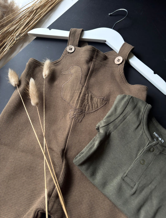Lil Atelier Baby | Naffel Overall - Teak