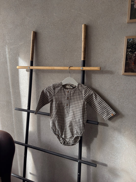 Lil Atelier BABY | Roanne skjortebody - Mulled Basil