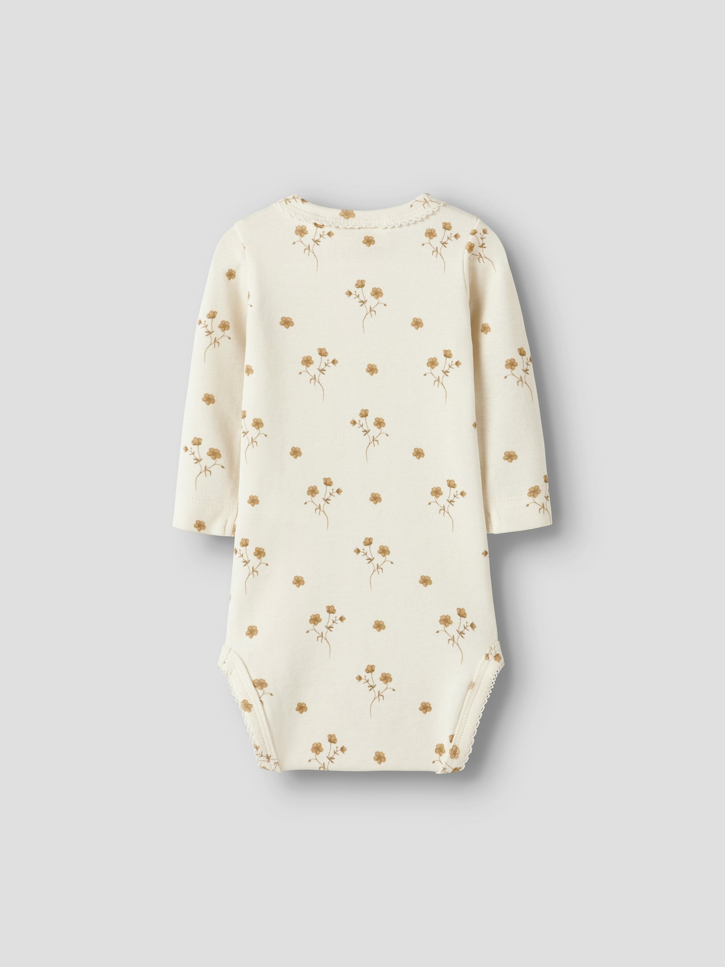Lil Atelier BABY | Layo Slim Body - Coconut Milk FLOWER YELLOW
