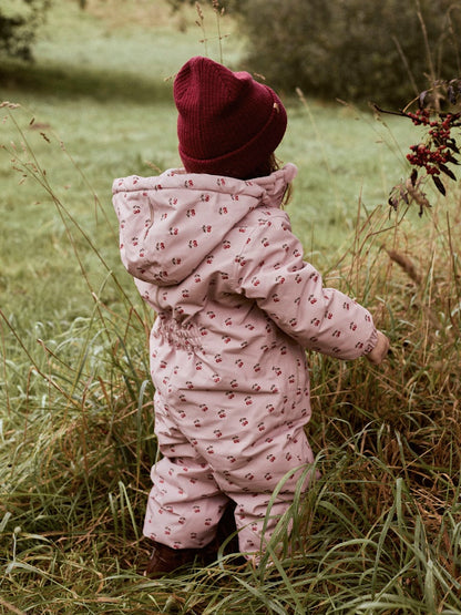 Lil Atelier Mini | Nalu strikket lue - Red Dahlia