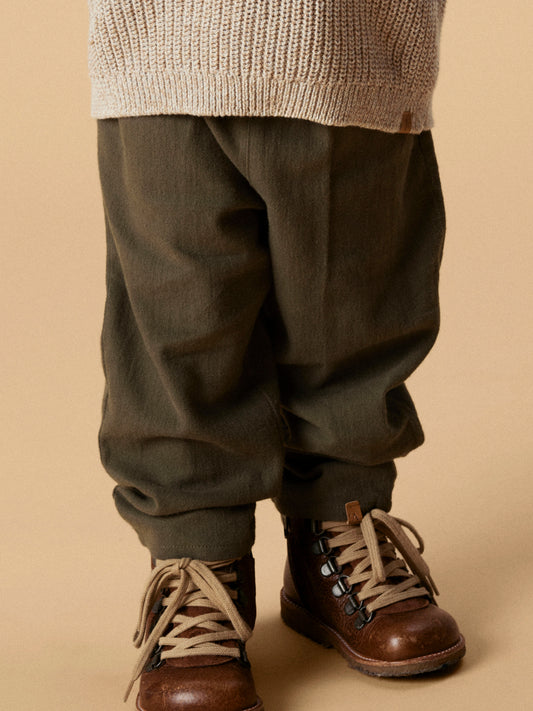 Lil Atelier Mini | Romeo bukse med strikk - Sea Turtle