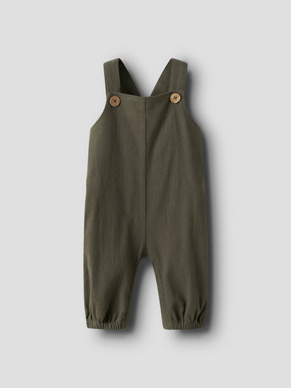Lil Atelier Baby | Romeo Loose Overall - Sea Turtle