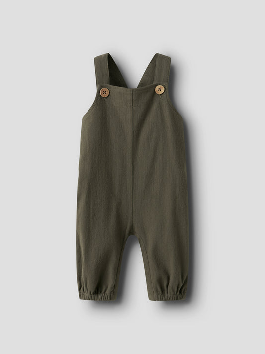 Lil Atelier Baby | Romeo Loose Overall - Sea Turtle