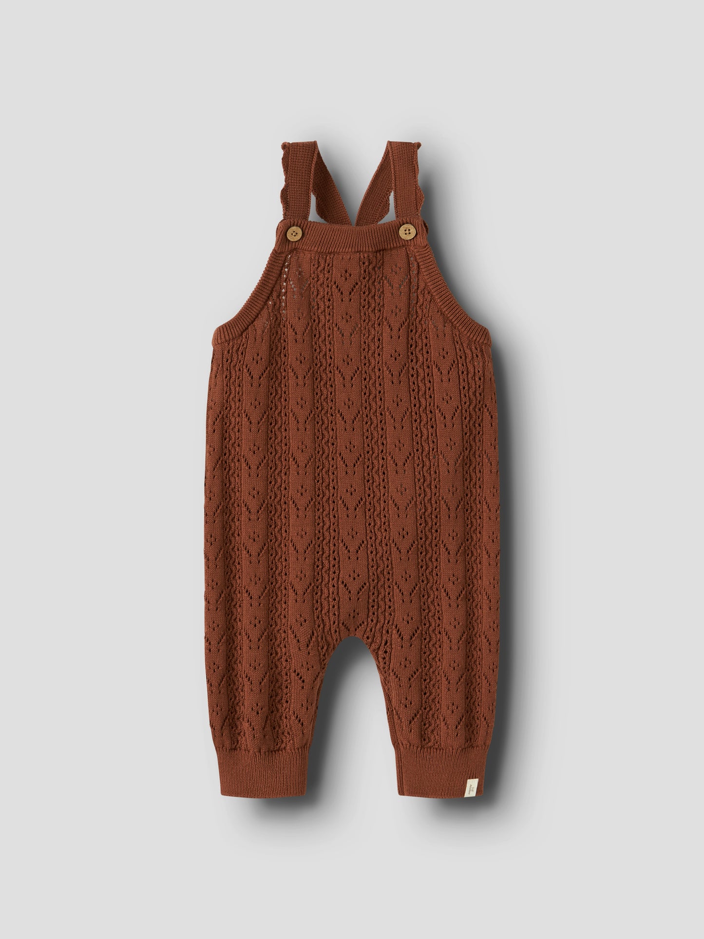 Lil Atelier BABY | Kajsa Strikket overall - Maple Syrup