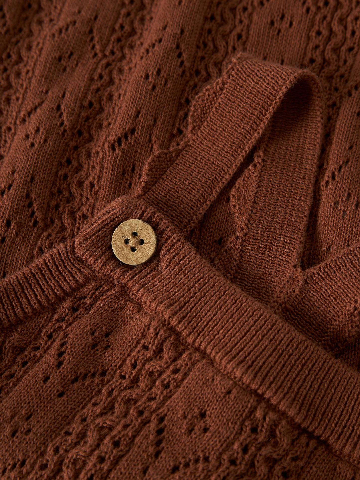 Lil Atelier BABY | Kajsa Strikket overall - Maple Syrup