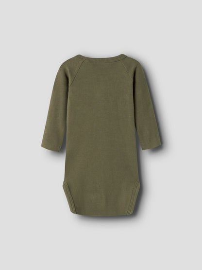 Lil Atelier BABY | Luno Slim Body - Winter Moss